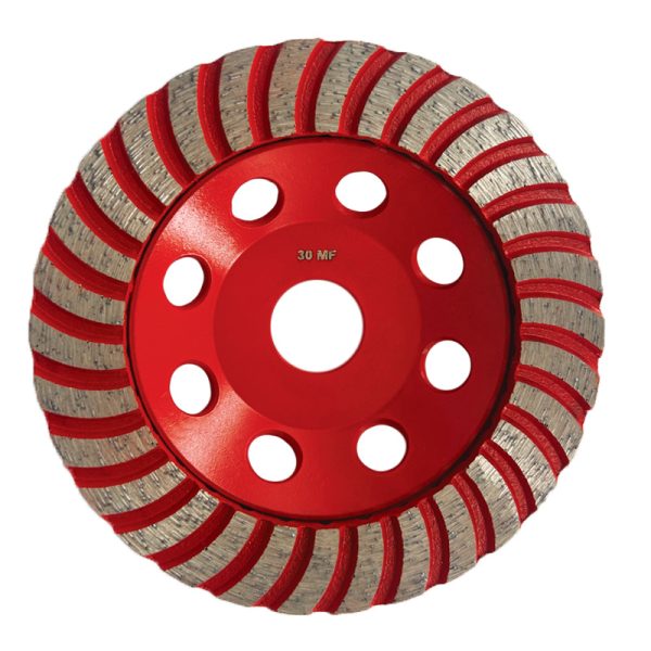 125mm cyclone diamond cup wheel 30grit mf