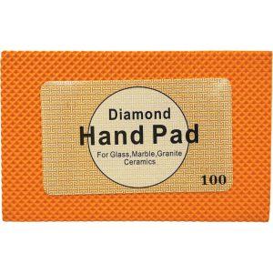 electroplated diamond hand polishing pad 100 grit