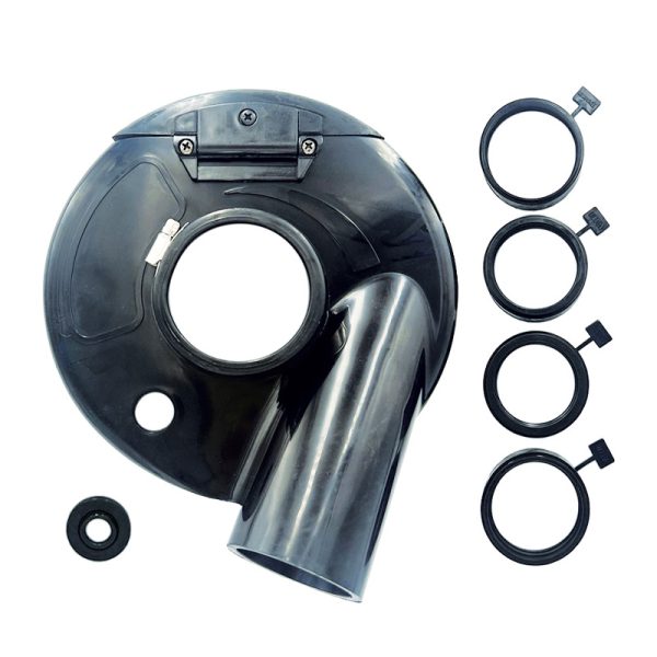 7 inch black rubber shroud