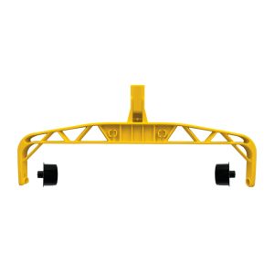 460mm yellow plastic roller frame with endcaps
