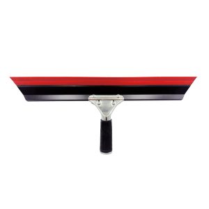 18 inch red rubber squeegee trowel with black plastic handle