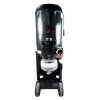 7.kw Black metal H class dust extractor vacuum on wheels front view