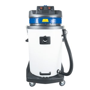 70L white plastic wet vacuum with 2 motors and wheels