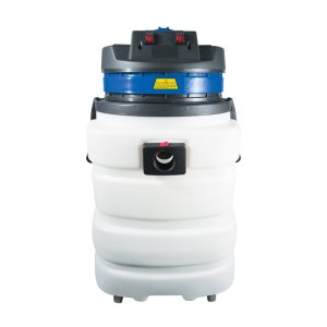 90L white plastic wet vacuum with 2 motors and wheels
