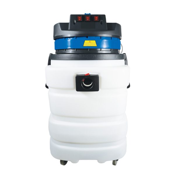 90L white plastic wet vacuum with 3 motors and wheels