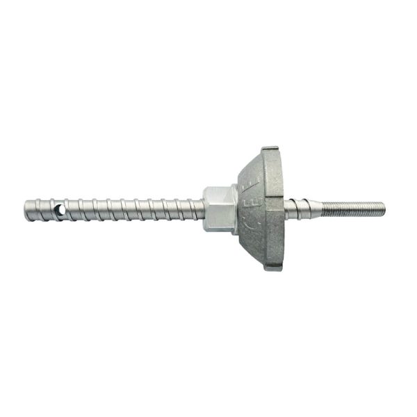 cup-style anchor bolt with threaded rod
