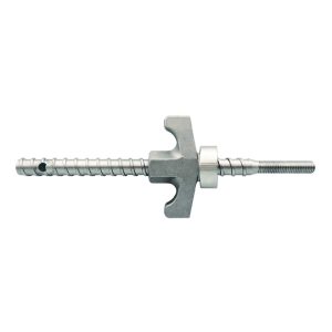 wingnut-style anchor bolt with threaded rod