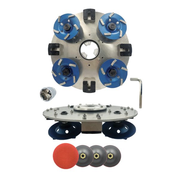 Multi-plate Gen 1 Grinding Adaptor plate with accessories