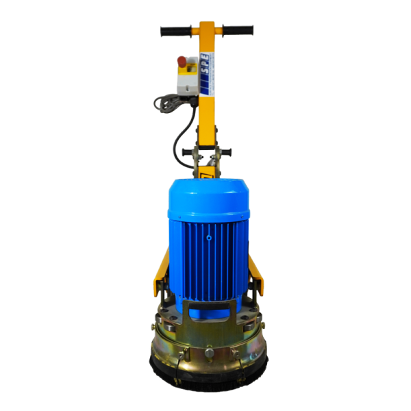 bartell blue and yellow 10 inch cub grinder front view