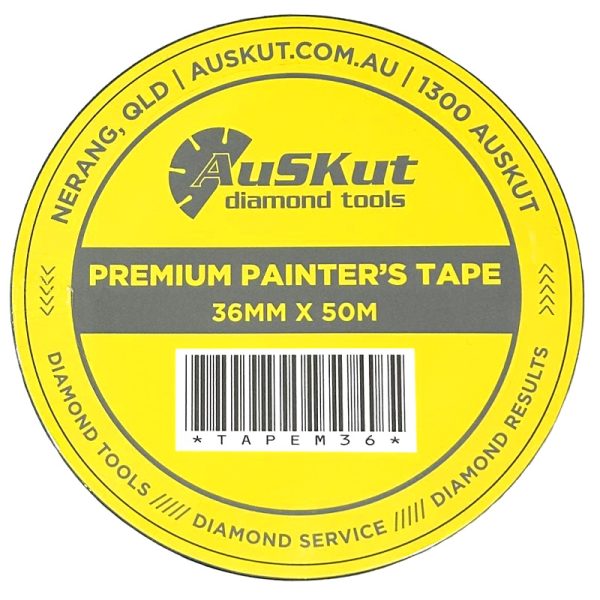 yellow blue painter's masking tape 36mm