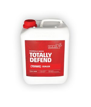 totally defend sealer water based 5 litre drum red